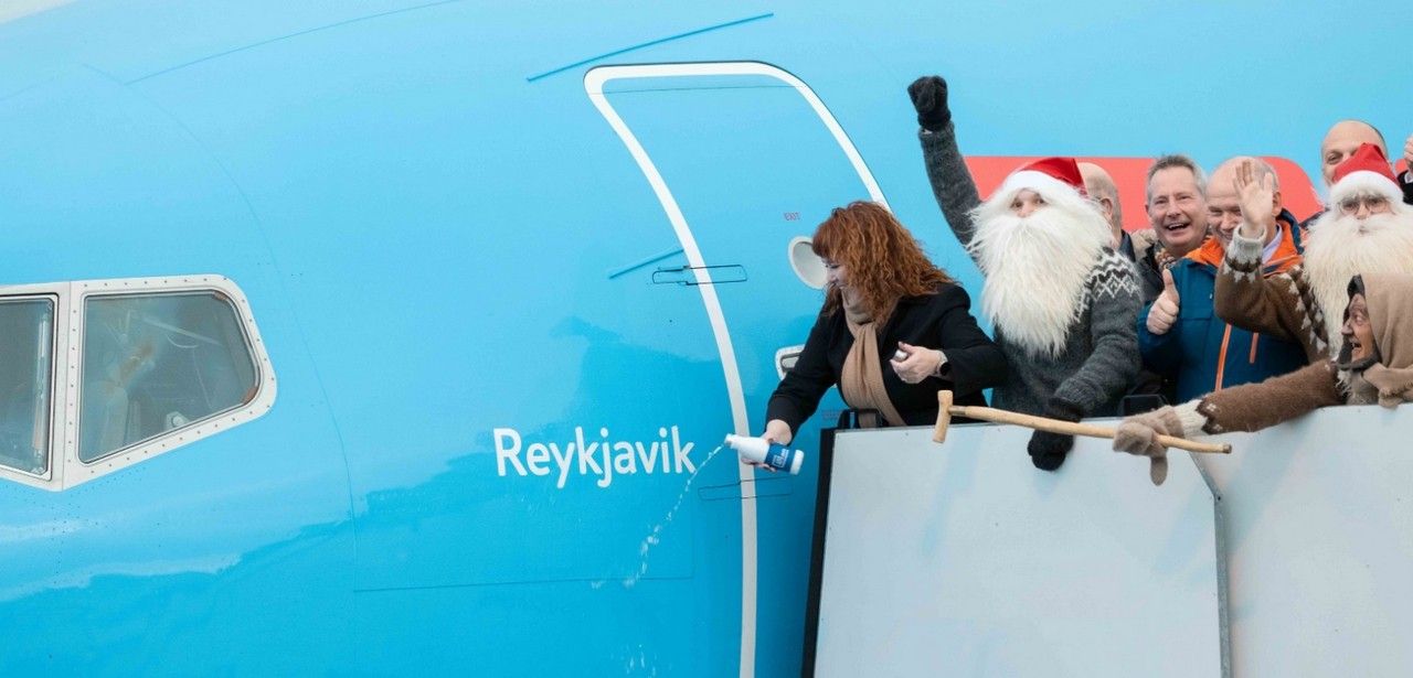 Neue Boeing 737-8 wird fliegender Botschafter für Reykjavik (Foto: Isavia)